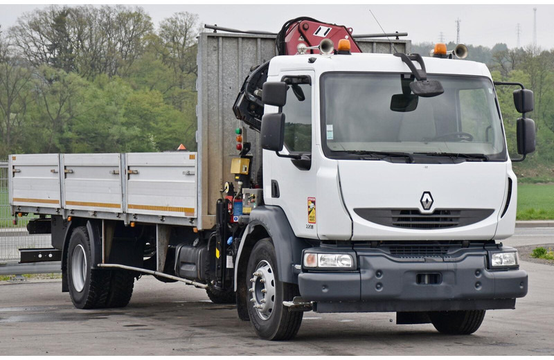 Renault MIDLUM 220 DXI *PRITSCHE 7,35m * KRAN + FUNK - Camion platformă, Camion cu macara: Foto 3 Renault MIDLUM 220 DXI *PRITSCHE 7,35m * KRAN + FUNK - Camion platformă, Camion cu macara: Foto 3