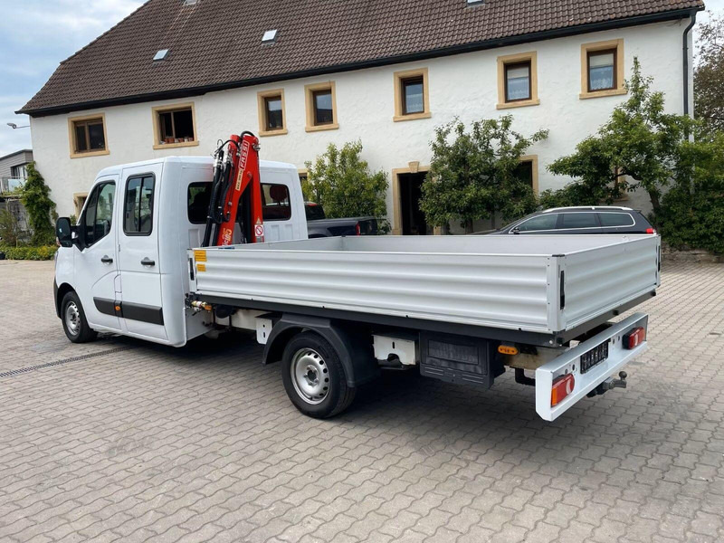 Renault Master Doka - Flatbed truck + crane - Autoutilitară cu platformă, Autoutilitară cabină dublă: Foto 4 Renault Master Doka - Flatbed truck + crane - Autoutilitară cu platformă, Autoutilitară cabină dublă: Foto 4