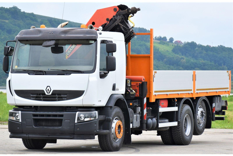 Renault PREMIUM 430 DXI* FUNK * TOPZUSTAND - Camion platformă, Camion cu macara: Foto 4 Renault PREMIUM 430 DXI* FUNK * TOPZUSTAND - Camion platformă, Camion cu macara: Foto 4