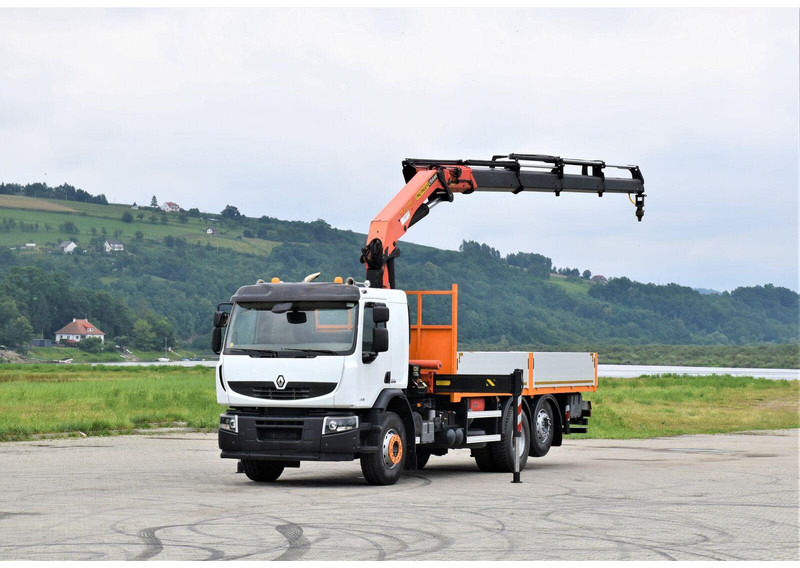 Renault PREMIUM 430 DXI* FUNK * TOPZUSTAND - Camion platformă, Camion cu macara: Foto 2 Renault PREMIUM 430 DXI* FUNK * TOPZUSTAND - Camion platformă, Camion cu macara: Foto 2