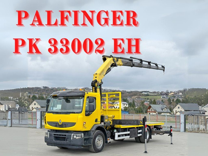 Renault PREMIUM 430 DXI* PK 33002 EH/FUNK * TOPZUSTAND - Camion platformă, Camion cu macara: Foto 1 Renault PREMIUM 430 DXI* PK 33002 EH/FUNK * TOPZUSTAND - Camion platformă, Camion cu macara: Foto 1