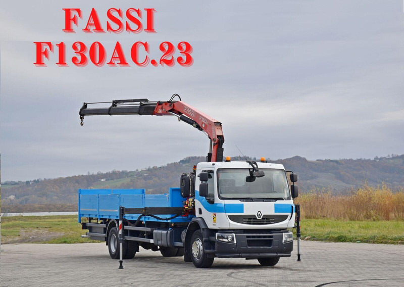 Renault Premium 320 DXI - Camion platformă, Camion cu macara: Foto 1 Renault Premium 320 DXI - Camion platformă, Camion cu macara: Foto 1