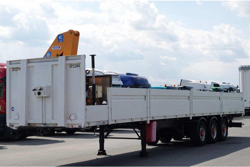 Samro NACZEPA BURTOWA / + HDS EFFER 95-3S - WYSÓW : 9 METRÓW / SPROWA - Semiremorcă platformă: Foto 1 Samro NACZEPA BURTOWA / + HDS EFFER 95-3S - WYSÓW : 9 METRÓW / SPROWA - Semiremorcă platformă: Foto 1