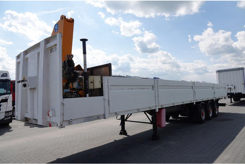 Samro NACZEPA BURTOWA / + HDS EFFER 95-3S - WYSÓW : 9 METRÓW / SPROWA - Semiremorcă platformă: Foto 2 Samro NACZEPA BURTOWA / + HDS EFFER 95-3S - WYSÓW : 9 METRÓW / SPROWA - Semiremorcă platformă: Foto 2