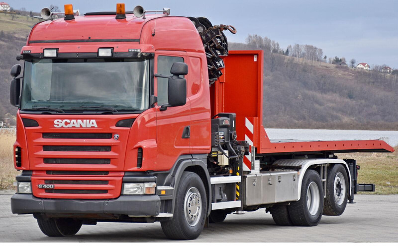 Scania G 400 - Camion cu sistem de cablu, Camion cu macara: Foto 4 Scania G 400 - Camion cu sistem de cablu, Camion cu macara: Foto 4