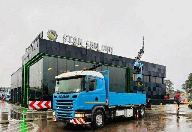 Scania G450 6x4 PALFINGER PK 42002 SH Fly Jib Crane - Camion platformă, Camion cu macara: Foto 2 Scania G450 6x4 PALFINGER PK 42002 SH Fly Jib Crane - Camion platformă, Camion cu macara: Foto 2