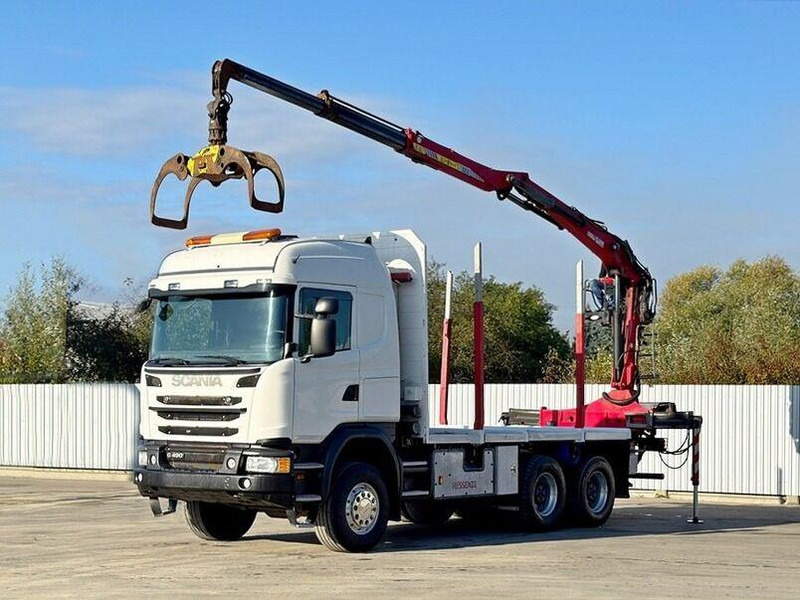 Scania G490 - Camion forestier, Camion cu macara: Foto 2 Scania G490 - Camion forestier, Camion cu macara: Foto 2