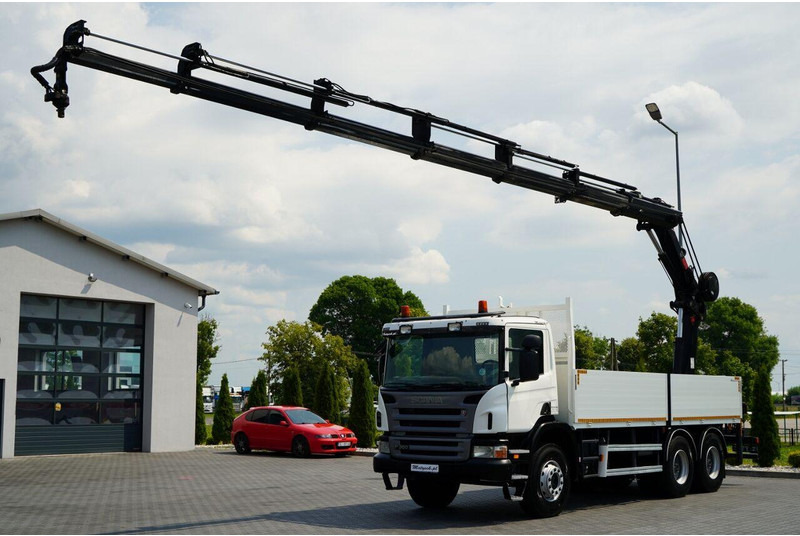 Scania P 360 / 6X4 / SKRZYNIOWY 4.85 + HDS HIAB 211 E-6 HIDUO / UDŹWIG - Camion platformă, Camion cu macara: Foto 3 Scania P 360 / 6X4 / SKRZYNIOWY 4.85 + HDS HIAB 211 E-6 HIDUO / UDŹWIG - Camion platformă, Camion cu macara: Foto 3
