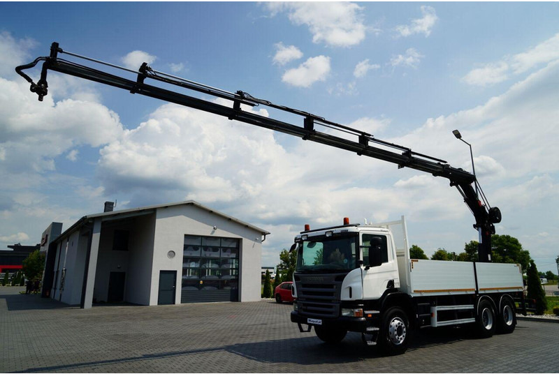 Scania P 360 / 6X4 / SKRZYNIOWY 4.85 + HDS HIAB 211 E-6 HIDUO / UDŹWIG - Camion platformă, Camion cu macara: Foto 4 Scania P 360 / 6X4 / SKRZYNIOWY 4.85 + HDS HIAB 211 E-6 HIDUO / UDŹWIG - Camion platformă, Camion cu macara: Foto 4
