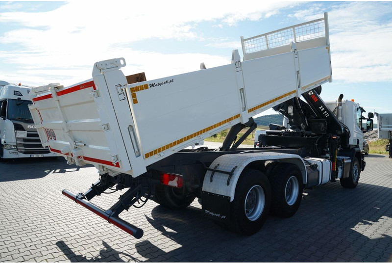 Scania P 410 / 6x4 / WYWROTKA - 6 M + HDS HIAB XS 211 / STEROWANIE RADI - Camion basculantă, Camion cu macara: Foto 3 Scania P 410 / 6x4 / WYWROTKA - 6 M + HDS HIAB XS 211 / STEROWANIE RADI - Camion basculantă, Camion cu macara: Foto 3