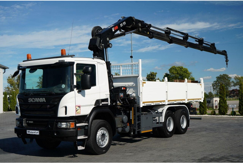 Scania P 410 / 6x4 / WYWROTKA - 6 M + HDS HIAB XS 211 / STEROWANIE RADI - Camion basculantă, Camion cu macara: Foto 5 Scania P 410 / 6x4 / WYWROTKA - 6 M + HDS HIAB XS 211 / STEROWANIE RADI - Camion basculantă, Camion cu macara: Foto 5
