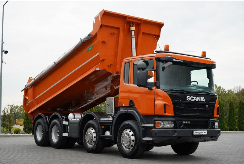Scania P 410 / 8x4 / WYWROTKA TYLNOZSYPOWA / ALUFELGI / OPONY 100% / MA - Camion basculantă: Foto 1 Scania P 410 / 8x4 / WYWROTKA TYLNOZSYPOWA / ALUFELGI / OPONY 100% / MA - Camion basculantă: Foto 1