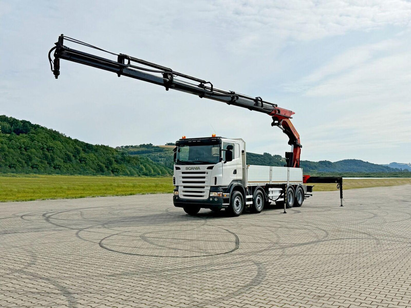 Scania R 420 PRITSCHE 6,47 m * PK 44002/FUNK * 8x4 /TOP - Camion platformă, Camion cu macara: Foto 2 Scania R 420 PRITSCHE 6,47 m * PK 44002/FUNK * 8x4 /TOP - Camion platformă, Camion cu macara: Foto 2
