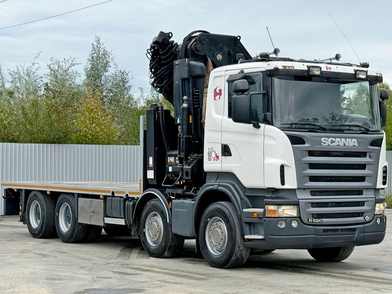 Scania R 620*PLATFORM 6,45m*HIAB 600 E - 9 + FUNK / 8x4 - Camion platformă, Camion cu macara: Foto 4 Scania R 620*PLATFORM 6,45m*HIAB 600 E - 9 + FUNK / 8x4 - Camion platformă, Camion cu macara: Foto 4