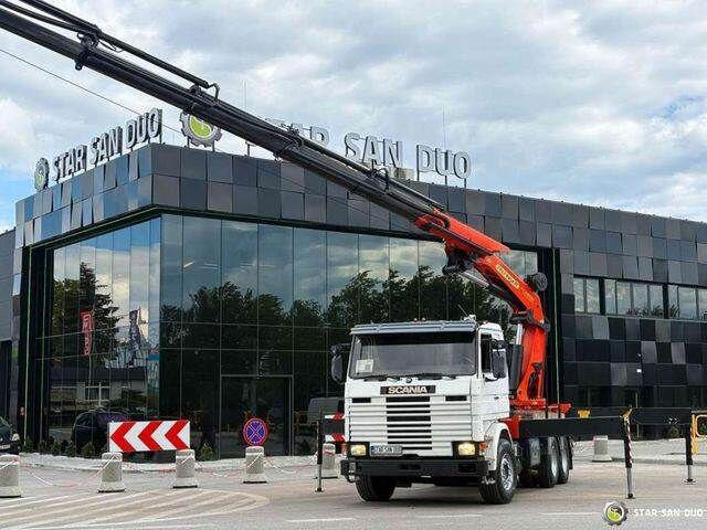 Scania R143 HL 6x2 PALFINGER PK44002 Crane Kran - Camion platformă, Camion cu macara: Foto 3 Scania R143 HL 6x2 PALFINGER PK44002 Crane Kran - Camion platformă, Camion cu macara: Foto 3