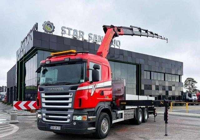 Scania R500 6x2 PALFINGER PK 29002 Crane Kran - Camion platformă, Camion cu macara: Foto 4 Scania R500 6x2 PALFINGER PK 29002 Crane Kran - Camion platformă, Camion cu macara: Foto 4