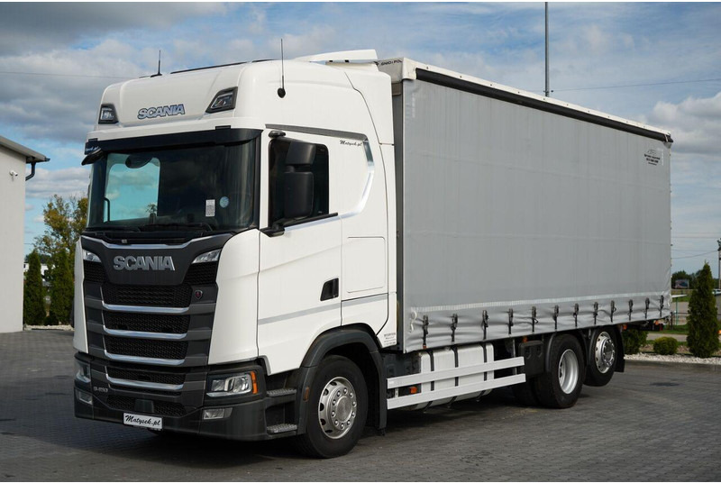 Scania S 450 / SOLÓWKA / 6X2 / OŚ PODNOSZONA / 2019 / - Camion cu prelată: Foto 4 Scania S 450 / SOLÓWKA / 6X2 / OŚ PODNOSZONA / 2019 / - Camion cu prelată: Foto 4