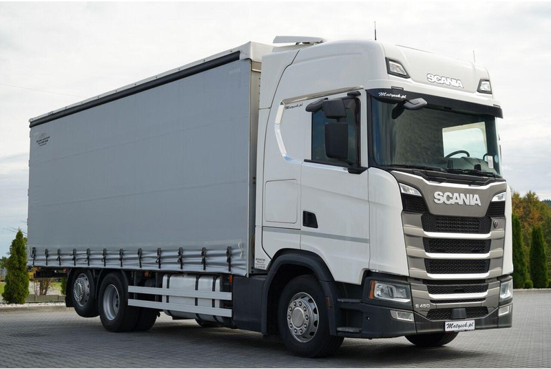 Scania S 450 / SOLÓWKA / 6X2 / OŚ PODNOSZONA / 2019 / - Camion cu prelată: Foto 1 Scania S 450 / SOLÓWKA / 6X2 / OŚ PODNOSZONA / 2019 / - Camion cu prelată: Foto 1