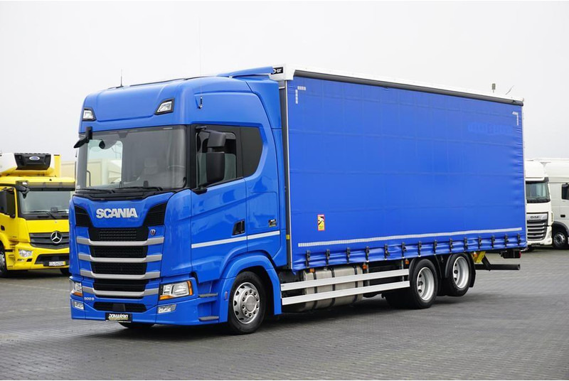 Scania / S 500 / ACC / E 6 / FIRANKA / 20 PALET / DŁ. 8,1 M / RETARDER - Camion cu prelată: Foto 2 Scania / S 500 / ACC / E 6 / FIRANKA / 20 PALET / DŁ. 8,1 M / RETARDER - Camion cu prelată: Foto 2