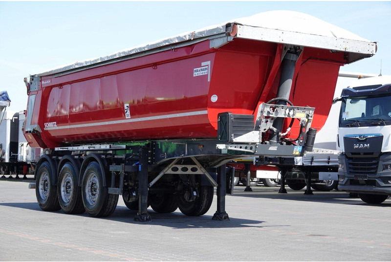 Schmitz Cargobull WYWROTKA / 26 m3 / STALOWA / HYDROKLAPA / OŚ PODNOSZONA / AUTOM - Semiremorcă basculantă: Foto 1 Schmitz Cargobull WYWROTKA / 26 m3 / STALOWA / HYDROKLAPA / OŚ PODNOSZONA / AUTOM - Semiremorcă basculantă: Foto 1
