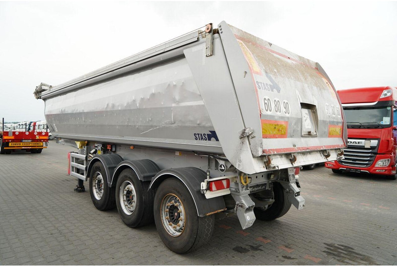 Stas WYWROTKA / 26m3 / ALUMINIOWA / OŚ PONOSZONA / SKRĘTNA / OSIE SA - Semiremorcă basculantă: Foto 5 Stas WYWROTKA / 26m3 / ALUMINIOWA / OŚ PONOSZONA / SKRĘTNA / OSIE SA - Semiremorcă basculantă: Foto 5