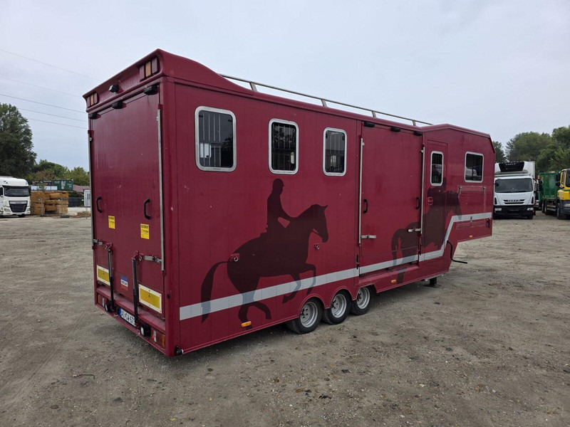 VELDHUIZEN P27-3 BE Horse Transporter semi trailer - Semiremorcă transport auto: Foto 1 VELDHUIZEN P27-3 BE Horse Transporter semi trailer - Semiremorcă transport auto: Foto 1