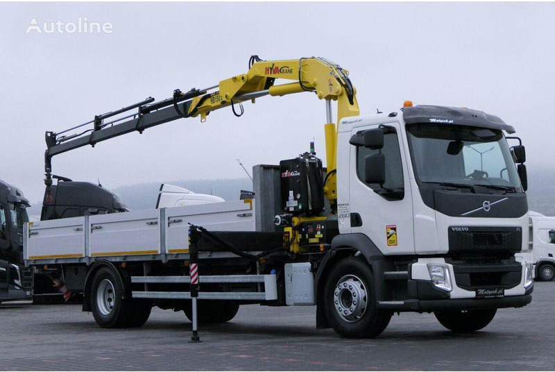 Volvo FE 280 - Camion platformă, Camion cu macara: Foto 1 Volvo FE 280 - Camion platformă, Camion cu macara: Foto 1