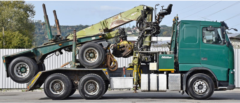 Volvo FH 500 * LOGLIFT F251 S80A + Anhänger /6x4 - Camion forestier, Camion cu macara: Foto 4 Volvo FH 500 * LOGLIFT F251 S80A + Anhänger /6x4 - Camion forestier, Camion cu macara: Foto 4