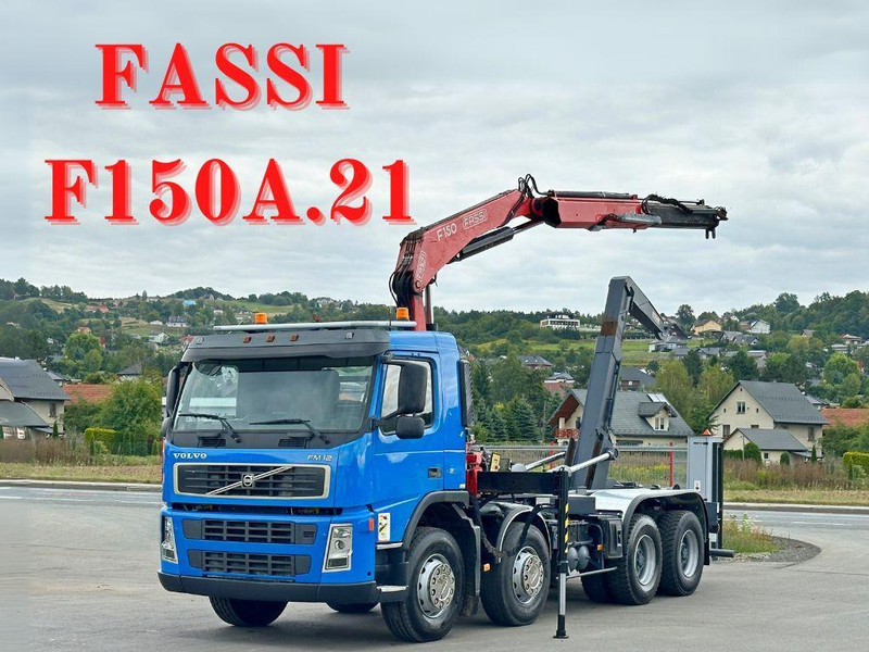 Volvo FM 12.420 * FASSI F150A.21 * 8x4 * TOP - Camion cu cârlig, Camion cu macara: Foto 1 Volvo FM 12.420 * FASSI F150A.21 * 8x4 * TOP - Camion cu cârlig, Camion cu macara: Foto 1