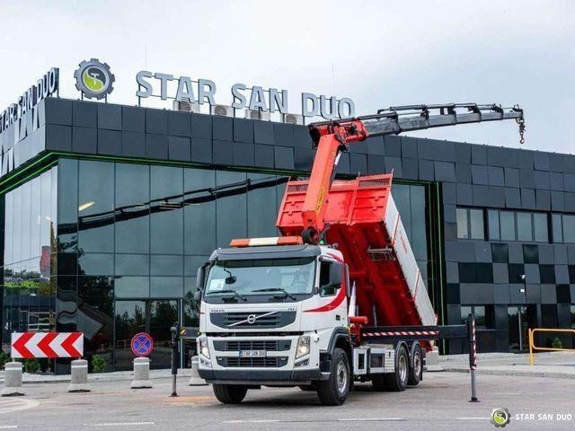 Volvo FM 410 6x2 PALFINGER PK 26002 EH Crane Tipper - Camion basculantă, Camion cu macara: Foto 1 Volvo FM 410 6x2 PALFINGER PK 26002 EH Crane Tipper - Camion basculantă, Camion cu macara: Foto 1