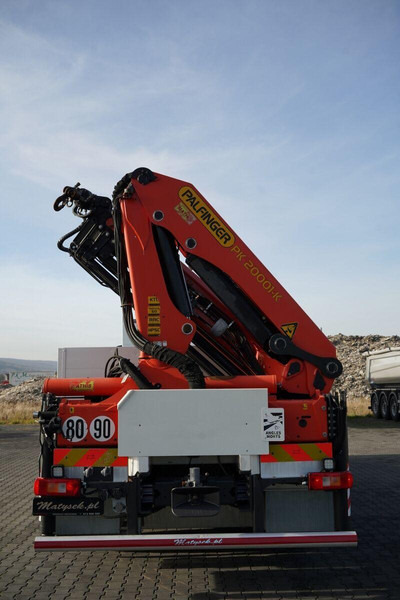 Camion platformă, Camion cu macara Volvo FM 500 / 6X4 / SKRZYNIOWY 6,5 M / HDS PALFINGER PK 20001-K / PIL: Foto 18