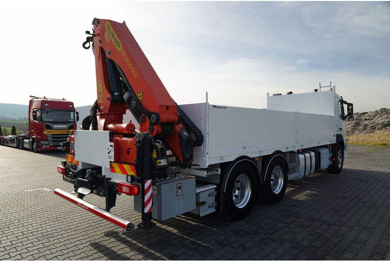 Camion platformă, Camion cu macara Volvo FM 500 / 6X4 / SKRZYNIOWY 6,5 M / HDS PALFINGER PK 20001-K / PIL: Foto 10