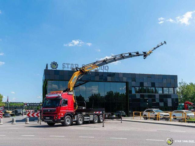 Volvo FMX 500 8x2 Effer 585 Fly Jib Winch Crane Kran - Camion platformă, Camion cu macara: Foto 2 Volvo FMX 500 8x2 Effer 585 Fly Jib Winch Crane Kran - Camion platformă, Camion cu macara: Foto 2