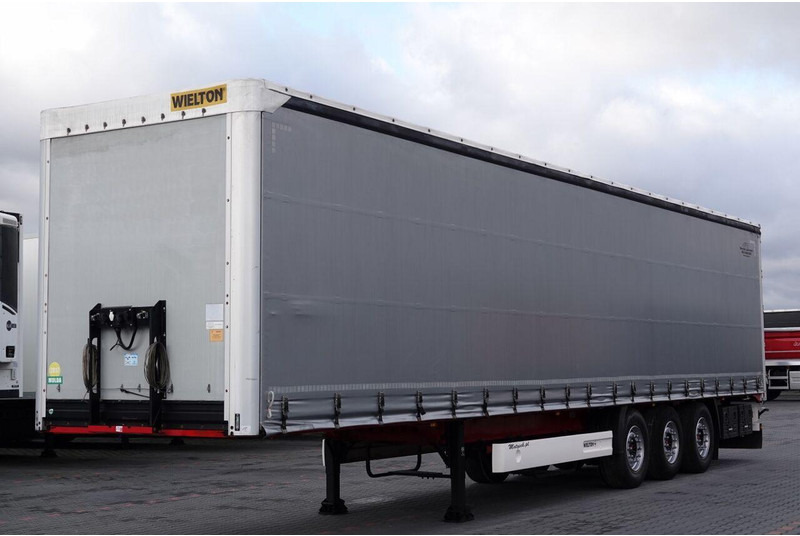 Wielton FIRANKA / MULDA DO STALI - 9 M / 2017 R / OŚ PODNOSZONA / COILM - Semiremorcă prelată: Foto 1 Wielton FIRANKA / MULDA DO STALI - 9 M / 2017 R / OŚ PODNOSZONA / COILM - Semiremorcă prelată: Foto 1