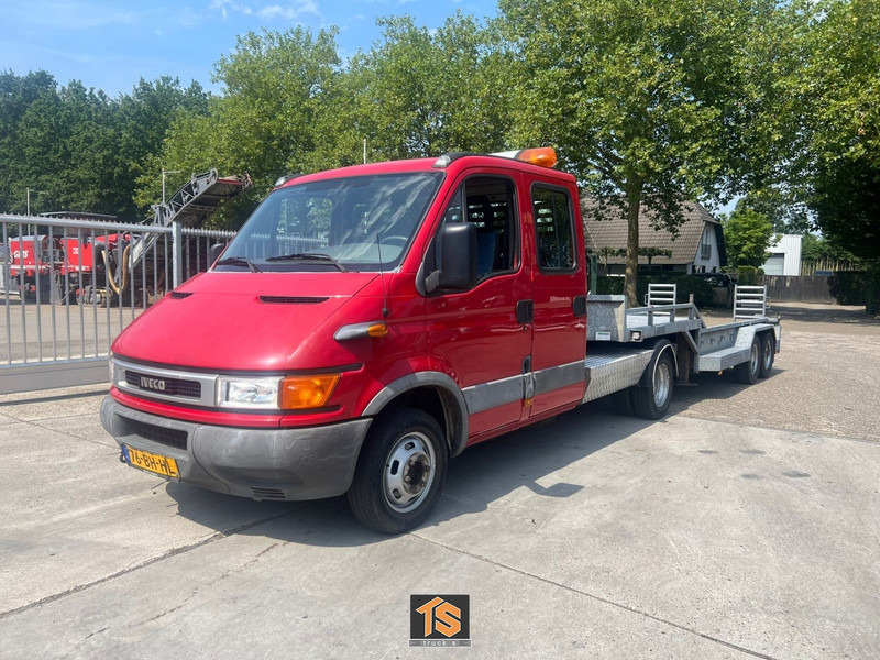 Cap tractor Iveco 40C  DAILY - EURO 3 - 7 PERSONS - BE TREKKER-COMBI - +VELDHUIZEN MACHINE TRAILER - NL TRUCK - TOP!: Foto 1