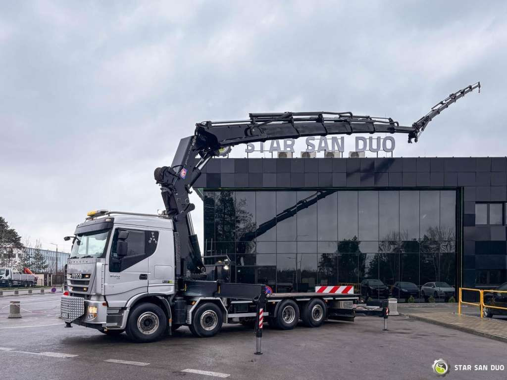 Iveco STRALIS AS320S50Y 8x2 HMF 8520-0K6 FLY JIB Winc - Camion cu macara: Foto 3 Iveco STRALIS AS320S50Y 8x2 HMF 8520-0K6 FLY JIB Winc - Camion cu macara: Foto 3