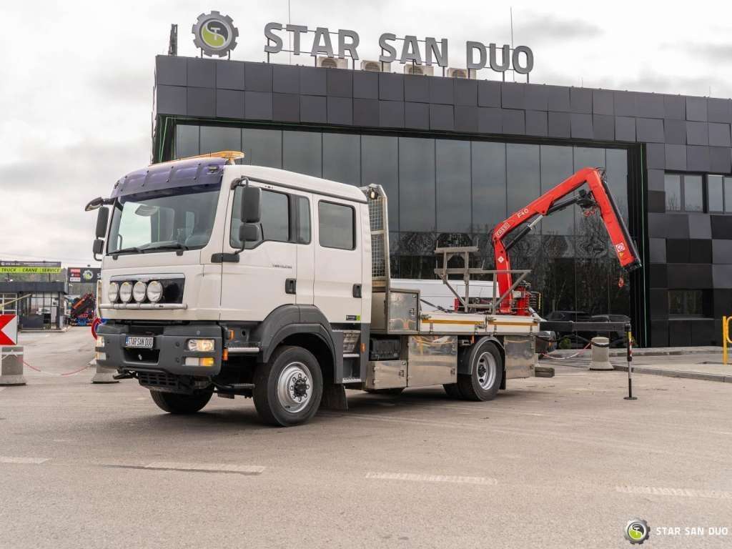 MAN TGM 13.290 4x4 FASSI F40B22 Crane Camper DOKA - Camion cu macara: Foto 1 MAN TGM 13.290 4x4 FASSI F40B22 Crane Camper DOKA - Camion cu macara: Foto 1