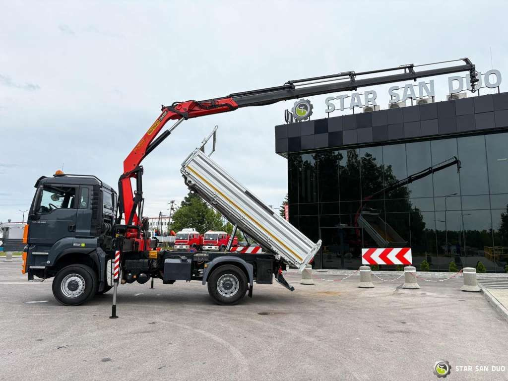 MAN TGS 18.480 PALFINGER PK 16502 HDS Crane,Kipper - Camion cu macara: Foto 4 MAN TGS 18.480 PALFINGER PK 16502 HDS Crane,Kipper - Camion cu macara: Foto 4