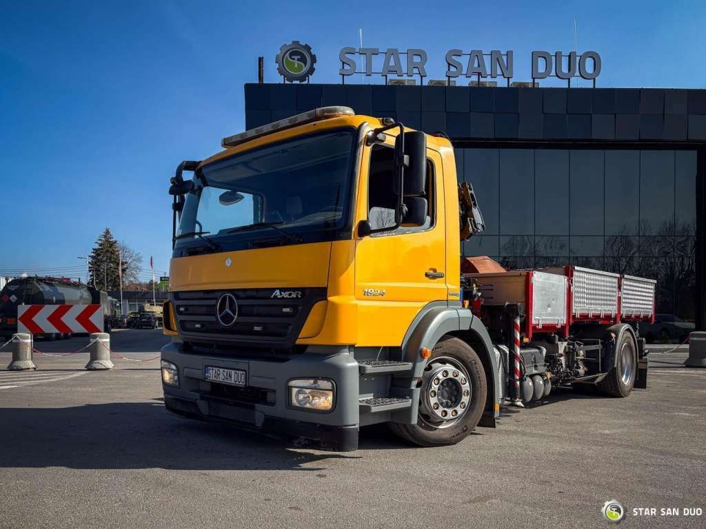 Mercedes-Benz  AXOR 1824 4x2 HMF 975 HDS Crane  Rotator Kipper Mercedes-Benz  AXOR 1824 4x2 HMF 975 HDS Crane  Rotator Kipper - Camion basculantă: Foto 3 Mercedes-Benz  AXOR 1824 4x2 HMF 975 HDS Crane  Rotator Kipper Mercedes-Benz  AXOR 1824 4x2 HMF 975 HDS Crane  Rotator Kipper - Camion basculantă: Foto 3