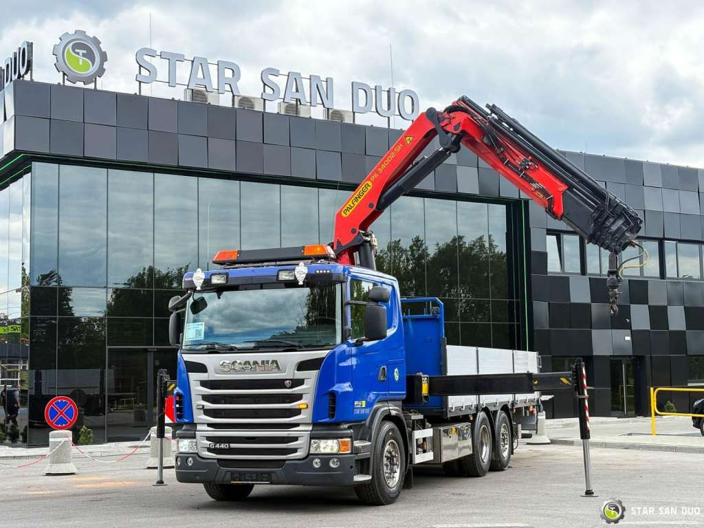 Scania G440 6x2 PALFINGER PK 34002SH Crane Kran - Camion cu macara: Foto 2 Scania G440 6x2 PALFINGER PK 34002SH Crane Kran - Camion cu macara: Foto 2
