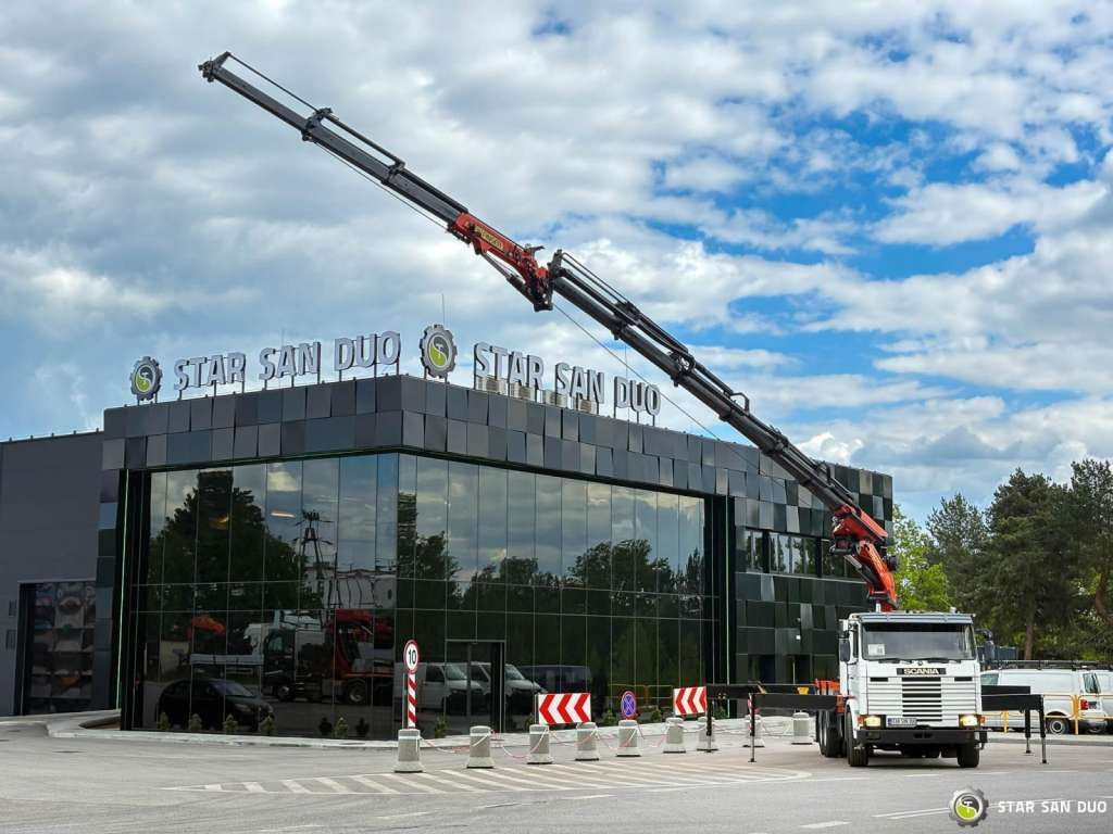 Scania R143 HL 6x2 PALFINGER PK44002 Crane - Camion cu macara: Foto 1 Scania R143 HL 6x2 PALFINGER PK44002 Crane - Camion cu macara: Foto 1
