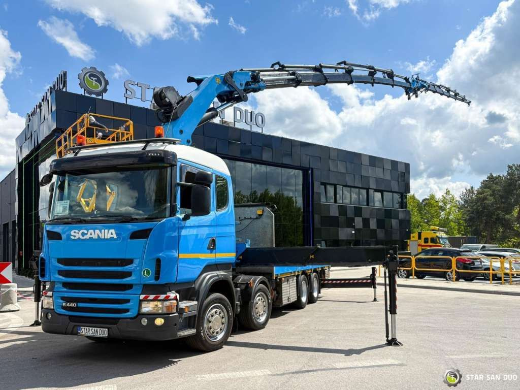 Scania R440 8x4 Palfinger PK50002 FLY JIB Crane Winch - Camion cu macara: Foto 1 Scania R440 8x4 Palfinger PK50002 FLY JIB Crane Winch - Camion cu macara: Foto 1