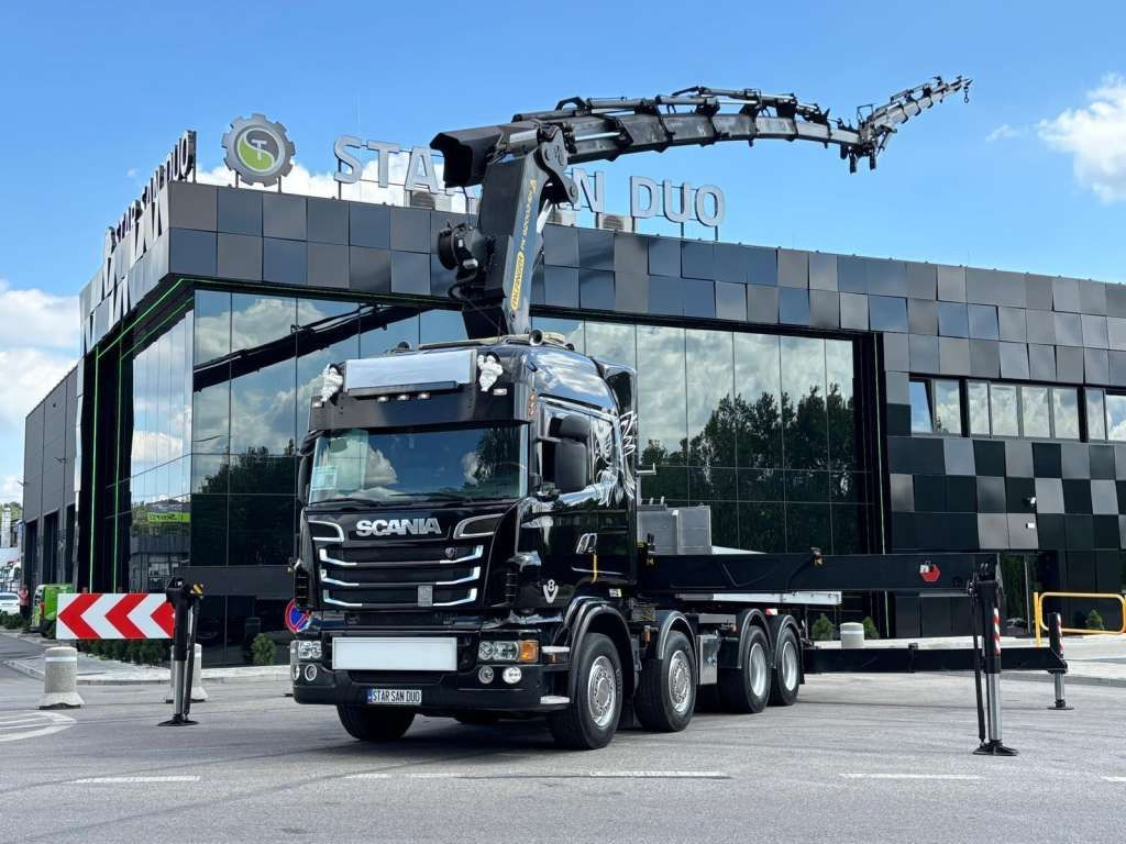 Scania R560 8x2 PALFINGER PK 92002 SH Fly Jib Winch 5t - Camion cu macara: Foto 1 Scania R560 8x2 PALFINGER PK 92002 SH Fly Jib Winch 5t - Camion cu macara: Foto 1