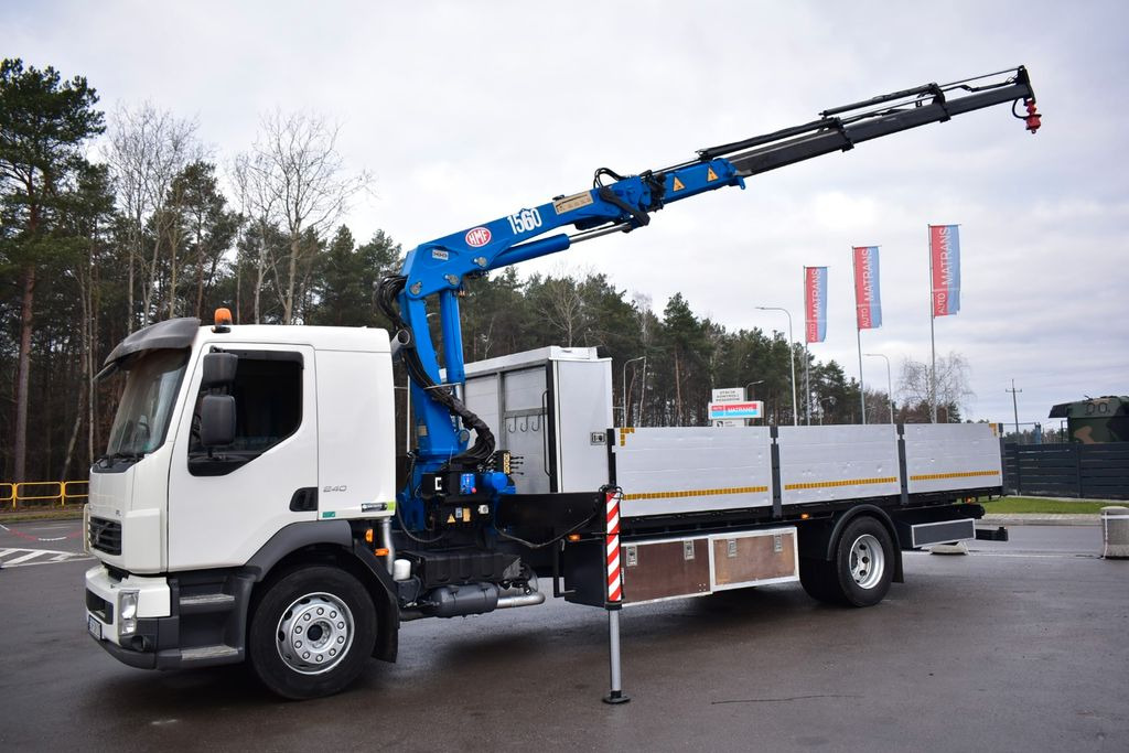 Volvo FE 280 4x2 HMF 1560 K3 kran Rotator CRAN - Camion cu macara, Camion platformă: Foto 2 Volvo FE 280 4x2 HMF 1560 K3 kran Rotator CRAN - Camion cu macara, Camion platformă: Foto 2