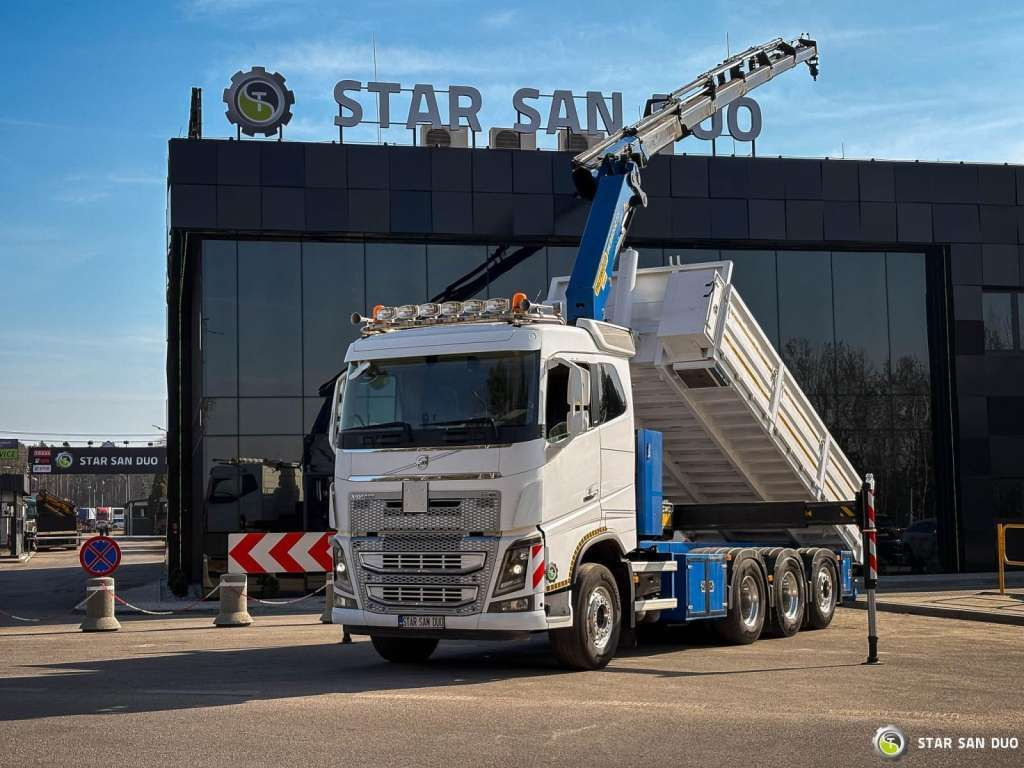 Volvo FH 16.550 8x4 Palfinger PK 34002-SH Crane Kippe - Camion basculantă: Foto 1 Volvo FH 16.550 8x4 Palfinger PK 34002-SH Crane Kippe - Camion basculantă: Foto 1