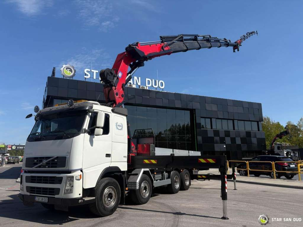 Volvo FH 520 8x4 HMF THOR K6 Fly Jib Euro 4 Winch - Camion cu macara: Foto 3 Volvo FH 520 8x4 HMF THOR K6 Fly Jib Euro 4 Winch - Camion cu macara: Foto 3