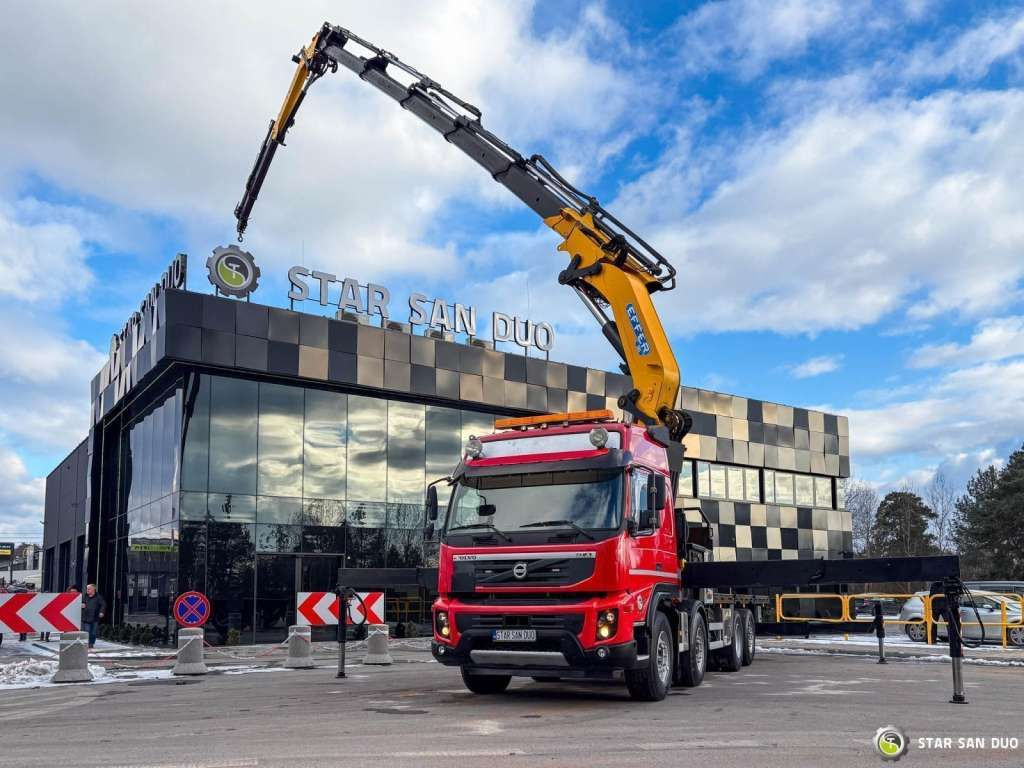 Volvo FMX 500 8x2 Effer 585 Fly Jib Winch Crane Kran Volvo FMX 500 8x2 Effer 585 Fly Jib Winch Crane Kran - Camion cu macara, Camion platformă: Foto 1 Volvo FMX 500 8x2 Effer 585 Fly Jib Winch Crane Kran Volvo FMX 500 8x2 Effer 585 Fly Jib Winch Crane Kran - Camion cu macara, Camion platformă: Foto 1