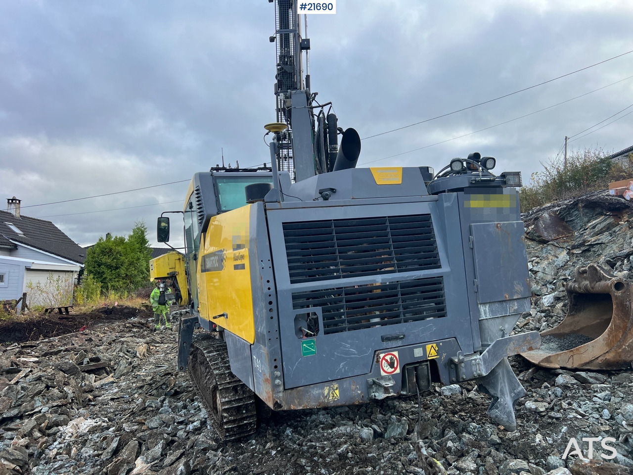 Maşină de foraj Atlas Copco smartroc T40-11 Borerigg m/ 2560 hammer, CME sliper og Leica gps: Foto 7