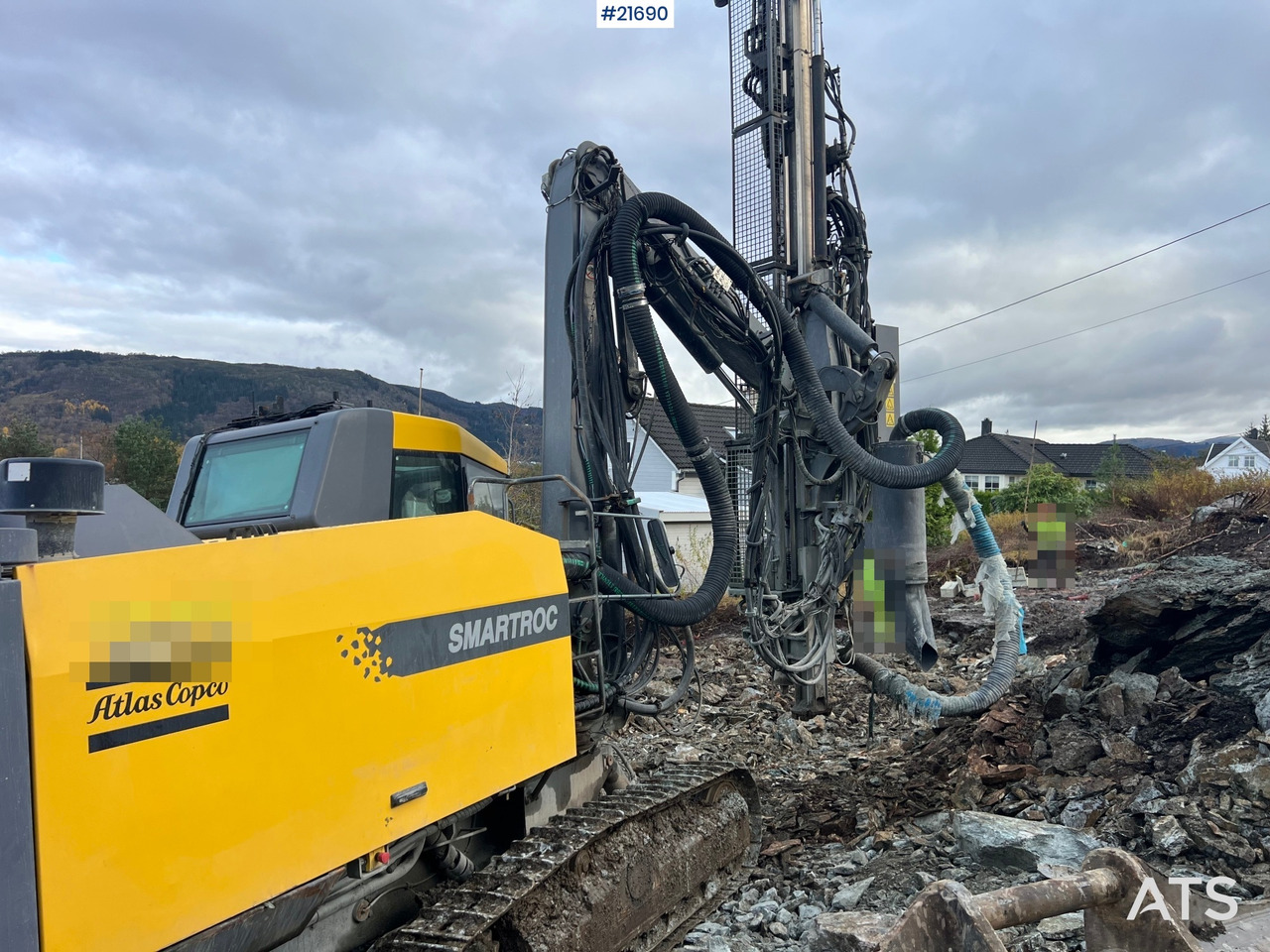 Maşină de foraj Atlas Copco smartroc T40-11 Borerigg m/ 2560 hammer, CME sliper og Leica gps: Foto 9