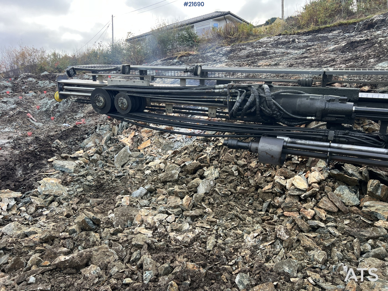 Maşină de foraj Atlas Copco smartroc T40-11 Borerigg m/ 2560 hammer, CME sliper og Leica gps: Foto 25